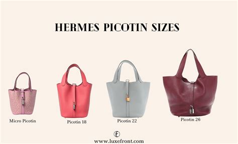 hermes picotin 18 measurements|Hermes picotin 18 vs 22.